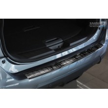 Накладка на задний бампер (черная) Nissan X-Trail T32 (2014-2017)